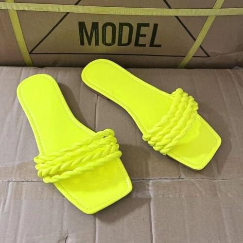 Summer Solid Color Womens Shoes Open Toe Flat Sandals Outdoor Casual Womens Shoes Fashion Plus Size