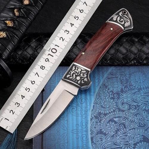 Survival Folding Knife Outdoor Knife Self-defense Knife Multifunction Knife YANGJIANG D2 Fruit Cutter Knife Mountaineering