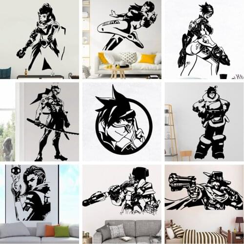 Funny Game Pioneer Watch Mei Wall Stickers Mural Vinyl Art Home Decor Kids Room Nature Decor Decoration Accessories Murals