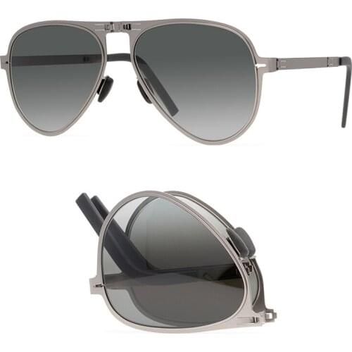 Personality Polarized Sunglasses Men Folding Classic Fashion Woman Eyewear Steampunk Decorative Glasses High Quality Male Shades