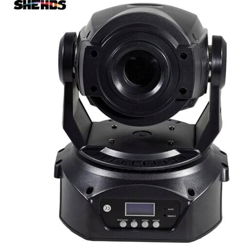 LED Spot 90W 6 Prism DMX512 Stage Effect Lighting Good For DJ Disco Party Nightclub Bar And Christmas Decoration Fast Shipping