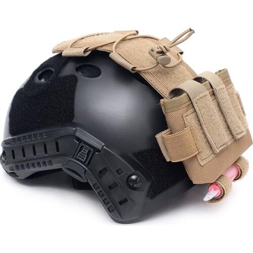 Tactical Helmet Battery Pouch MK2 Battery Case Fast Helmet Counterweight Pack Camo Utility Hunting Airsoft Helmet Battery Bags