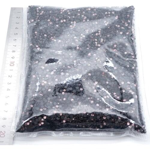 Tanzanite Wholesale Large Bulk Packing High Quality Shiny Stones Size SS6 SS10 SS16 SS20 SS30 Black Hotfix Rhinestones