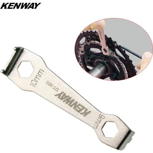 Bike Crankset Bolt Fixed Wrench Bicycle Repair Tool Mountain Bike Chain Wheel Disassembly Spanner Crank Arm Bolt