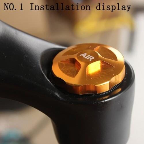 Aluminum Alloy MTB Mountain Bicycle Bike Front Fork Gas Cover Protector Cap Fork Cover Front Gas Shoulder Caps Bike Accessories