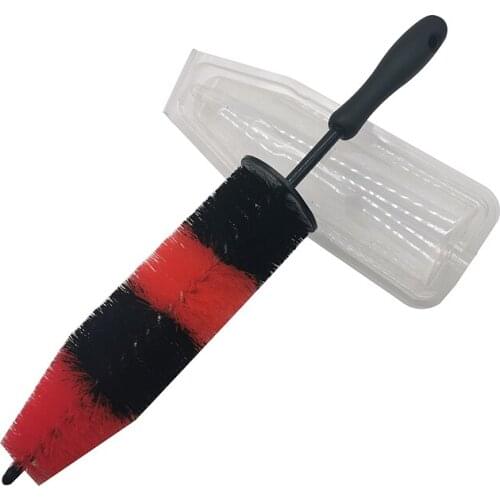 1 Pcs Car wheel brush Car wash brush Car maintenance foam brush Long handle long hair cleaning brush