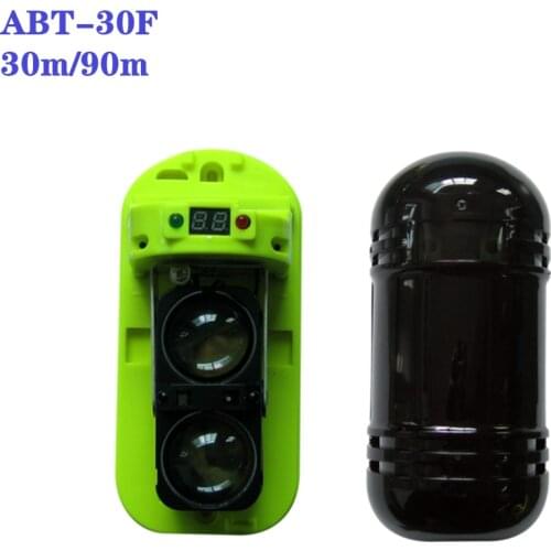 2 Beams ABT-30F Digital Active Infrared Detector 8 Channel Beam New LCD Signal Display Dual Beams
