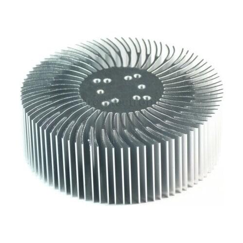 2PCS 3/5/10W high-power Sunflower circular Heatsink LED light aluminium radiator 90*30mm screw for 1-10W LED heat dissipation