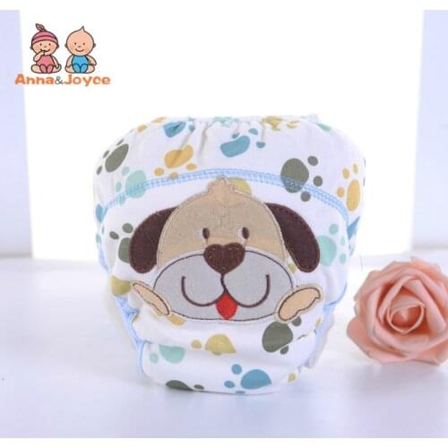 5 Pc Baby Training Pants New Children Study Diaper Underwear Infant Learning Panties Newborn Cartoon Diapers 5-15KG HTRX0001