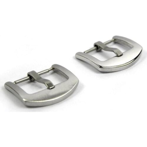 5pcs/set 18mm 20mm 22mm 24mm 26mm Watch Buckle Metal Stainless Steel Polished Brushed Watchband Strap Clasp Buckles Accessories