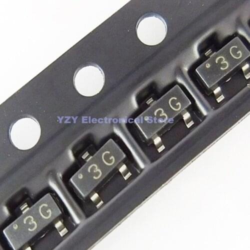 50PCS/LOT NEW BC857C SMD 3G BC857 SOT-23 and original In Stock