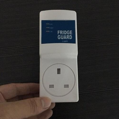 AVS 5A Fridge Guard Protector Automatic Voltage Switcher Refrigerator Protection Socket UK Europe Voltage Protector for Fridge