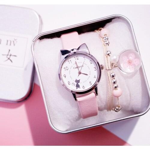 Fashion Girl Watch Little Girl Cute Girl Watch Analog Childrens Quartz Electronic Watch Girl Elementary School kids watches