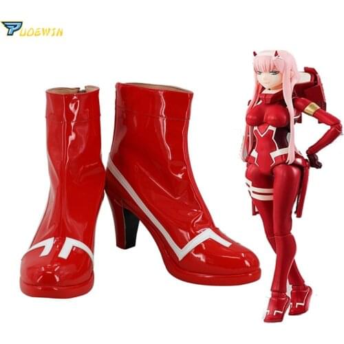Darling In The Franxx Cosplay Ichigo Hiro Zero Two Shoes 002 Boots