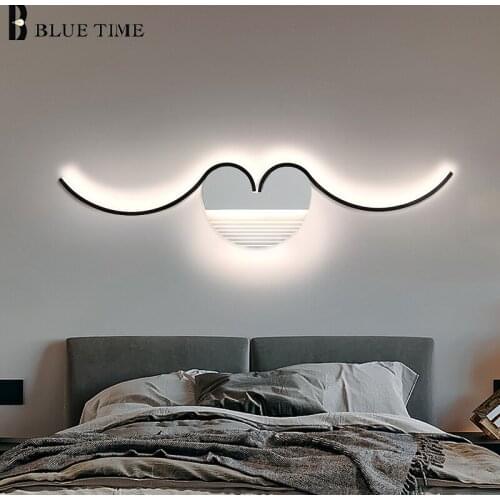 Home Creative LED Wall Lamp for Living Room Bedroom Bedside Light Staircase Sconces Wall Light Modern Indoor Lighting Luminaires