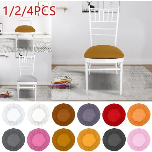 Removable Spandex Stretch Elastic Chair Hood Seat Covers Dining Room Wedding Banquet Chair Covers Decor Washable Slipcover 1/2/4
