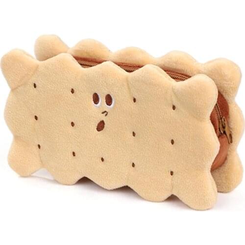Pencil Cases Cute Biscuits Pen Case Bags Pouch Pencilcase For Office Kawaii Stationery Estuche Trousse Scolaire Piorniki Etui