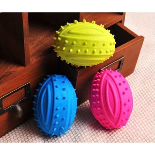 Pet Toy,American Football,Training Dog Agility Food Grade Material Nat-rubber,95mm Environmental Protection Non-toxic
