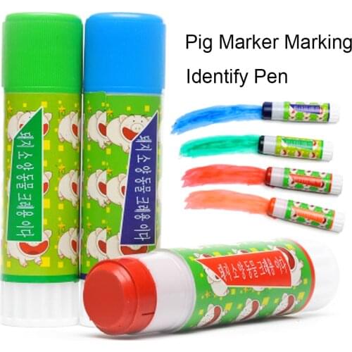 Animal Body Crayon Marker Pen Marking Identify Crayon Pig Cattle Cow Sheep Pen Pet Livestock 4 Colors Identifying Equipment