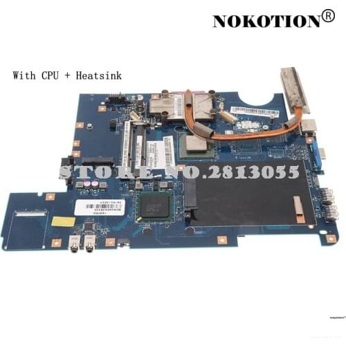 NOKOTION KIWA7 LA-5082P MAIN BOARD For Lenovo Ideapad G550 15.6 inch laptop motherboard GL40 DDR3 G105M GPU free cpu
