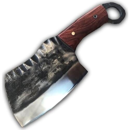 Bone cutter, meat cleaver, carbon steel bone cutter, Chinese chef bone knife multi-purpose household kitchen