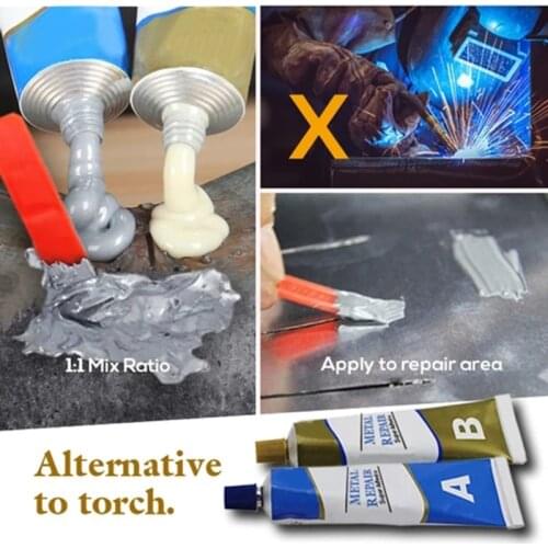 Industrial Repair Paste Glue Heat Resistance Cold Weld Metal Repair Paste SDF-SHIP