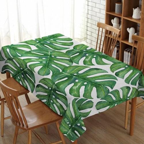 Scandinavian fresh cotton linen table cloth pastoral small fresh square table cloth home hotel table cloth