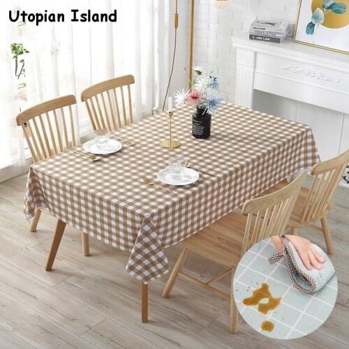 New Years Tablecloth Plaids And Covers Table Cover Table Cloth Waterproof Pvc Nappe De Table Oilcloth For Table Kitchen