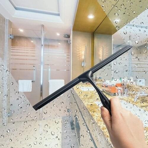 Shower Squeegee Stainless Steel Premium Window Squeegee with Wall Hanger for Shower Doors Bathroom Kitchen Windows