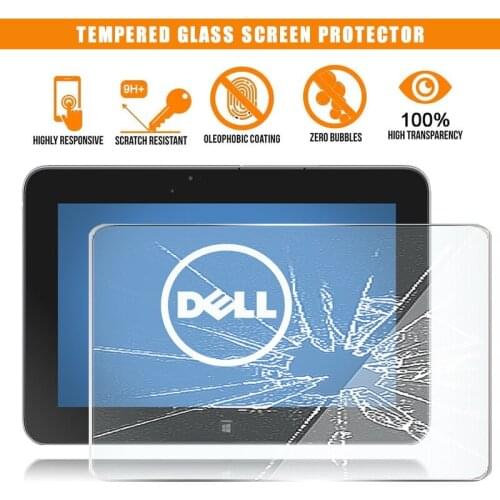 For Dell XPS 10 10.1" inch Tablet Tablet Tempered Glass Screen Protector Scratch Resistant Anti-fingerprint HD Clear Film Cover