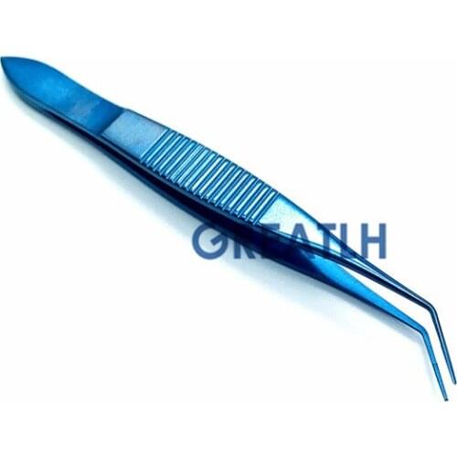 Toothed Forcep 85mm Titanium Tweezers Ophthalmic Forcep ophthalmic eye surgical instrument