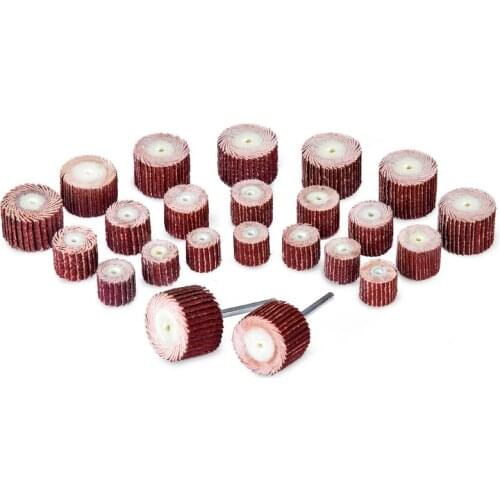 20pcs grinding wheel sandpaper 12.7mm Mini Drill Dremel Tools Accessories Rotary Tool Abrasive Buffing Polishing For Woodworking