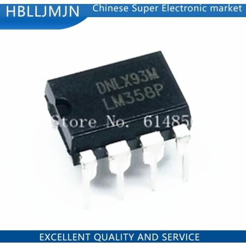 20PCS LM358P DIP8 LM358 DIP LM358N DIP-8 358P