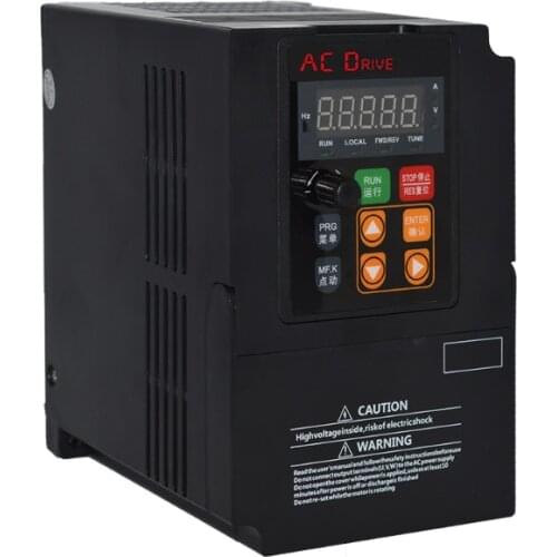 220V 0.75kw/1.5kw/2.2kw Single phase input and 220v 3 phase output AC drive/Frequency converter/variable speed drive