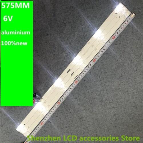 50PCS JL.D32061235-017IS-F 575 mm 6V 6LED aluminium 100%new LCD TV backlight bar