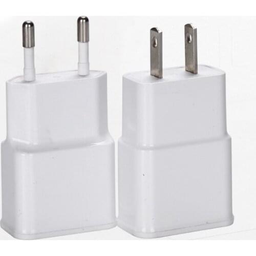 EU US Plug Dual USB Ports Mobile Phone Charger DC 5V 2A Output Power Adapter Used for iPhone iPad Samsung Mobile Phone Tablet PC