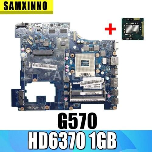 Akemy high quality PIWG2 LA-6753P FOR Lenovo Ideapad G570 Laptop Motherboard HM65 PGA989 DDR3 HD6370 1GB 100% Fully Tested