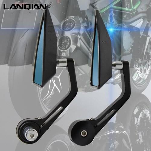7/8" Accessories Motorcycle Rearview Mirror Round Handle Bar End Mirror Rear Side Mirro for kawasaki z750 z800 z1000 z250