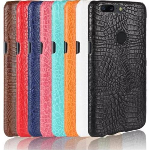For One Plus 5T case leather genuine Leather phone cases for OnePlus 5 One Plus 3 X 2 One 1 ultra slim 3D Crocodile cover shell