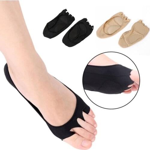 Women Yoga Backless Five Toe Anti-Slip Ankle Grip Socks Dots Pilates Fitness Gym Socks Ladies Sports Socks