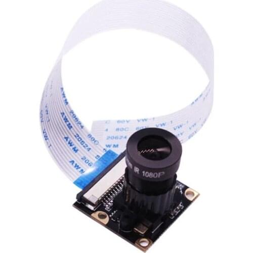 Yahboom Raspberry pi infrared night vision fpv camera 500W pixel adjustable focus fill light FPV camera 4B/3B+ RC car spare part