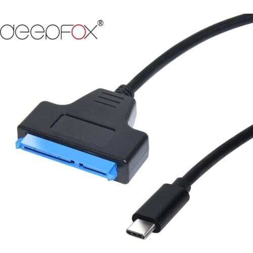 DeepFox External Type C To 2.5 Inch HDD SATA Interface Connect Cable USB 3.1 SATA Cable For Laptop Computer