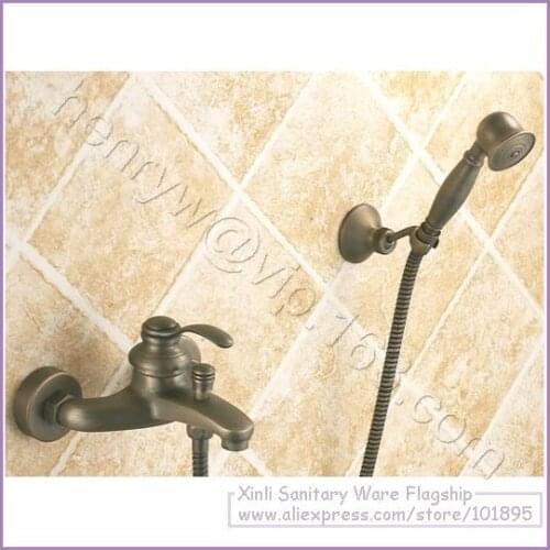 L15808 - Luxury Deck Mounted Bronze Color Brass Material Hot & Cold Water of Bath Faucet