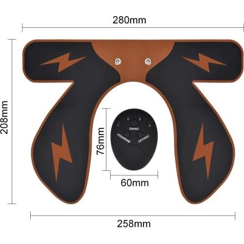 EMS Hips Trainer Body Slimming Massager Abdominal Muscle Training Stimulator Device Wireless Gym Professinal Home Fitness Gear