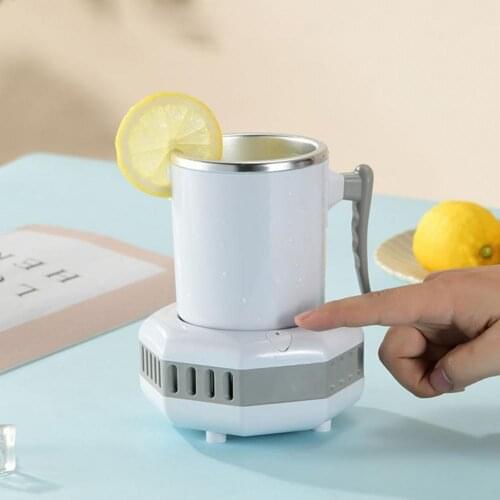 Reusable Efficient Summer Fast Cooler Cup Heat-resistant ABS Mini Electric Cooling Machine for Home Kitchen Bar Accessories