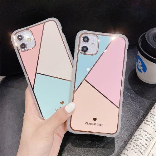 Macaron Colors Design Soft Case for Iphone X XS Max XR 7 8 11 Pro Plus SE 2020 Phone Cases Silicone Shockproof Back Cover