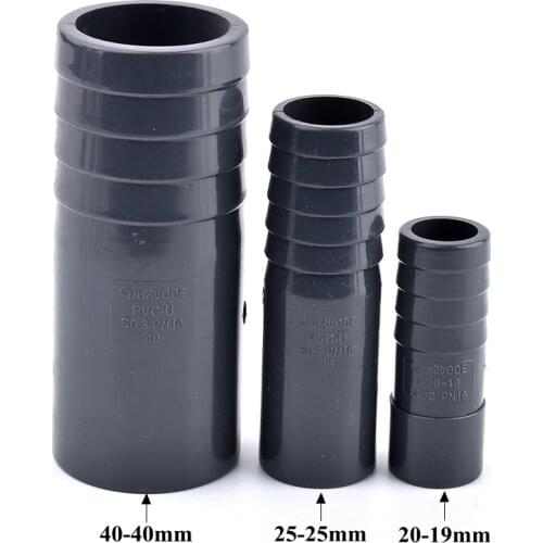 Big Size Outer Diameter 40/50/63mm UPVC Pagoda Connector Garden Irrigation System Soft Hose Adapter Water Tank Joint Accessories