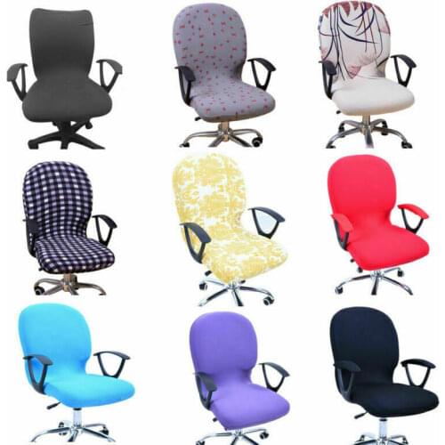 Office Computer Chair Cover Without Armrest Cover with Various Colors Option
