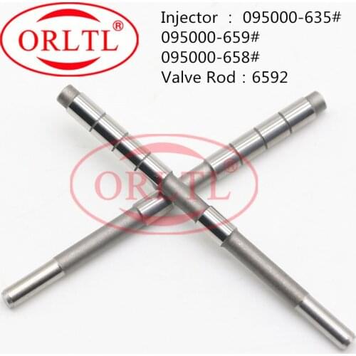 ORLTL Fuel injector valve rod 6592 (63.5mm) common rail control valve rodor 095000-635#,095000-659#,095000-658