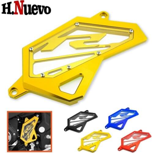 Motorcycle Front Sprocket Left Side Chain Guard Cover Engine Protection For YAMAHA R3 MT03 MT25 2015-2018 R25 2013-2018 R3 ABS